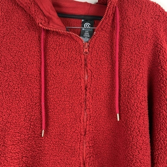 C9 Champion‎ Sherpa Fleece Zip Red NWT - Picture 4 of 8